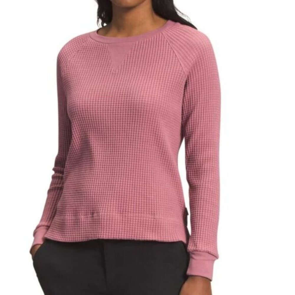 The North Face Chabot Pink Long Sleeve Crewneck Women's XL